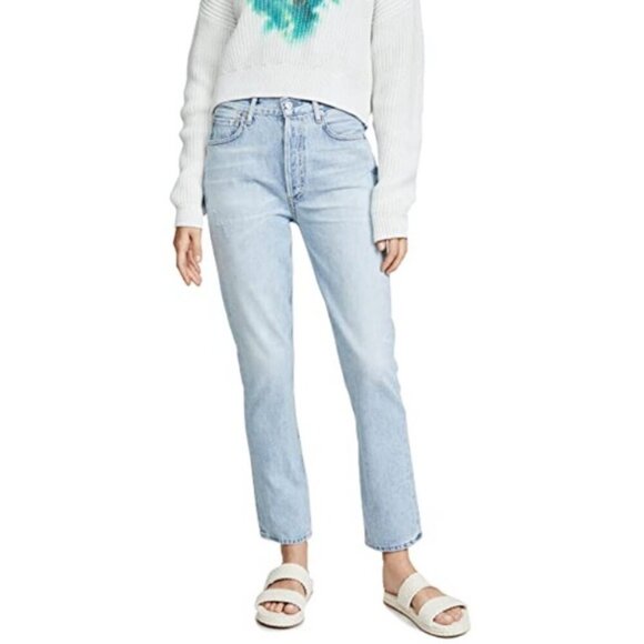 Citizens of Humanity Charlotte High Rise Straight Jeans - 26" - Picture 1 of 16